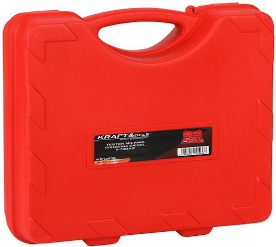 Kraft&dele Kd12538 Комплект За Тест На Компресия На Дизелов Двигател 0 70 Бар 19 Бройки