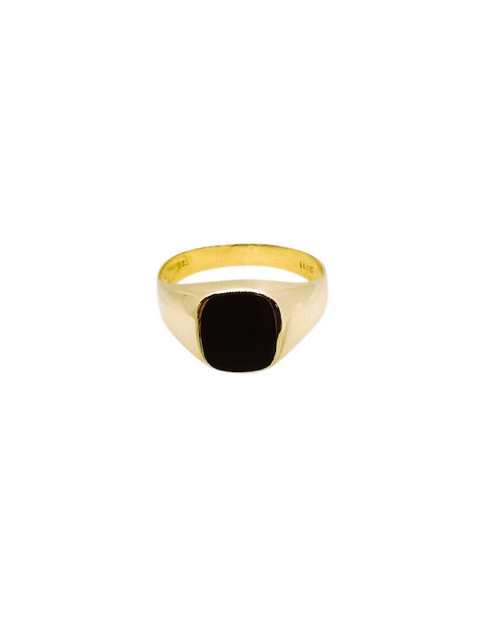 Kosmima1 Herrenring mit Steinen aus 14K Gold