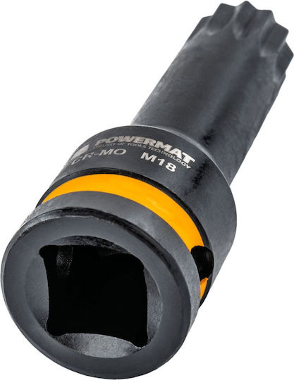 Set Prize Impact Powermat Pm-znu-518t Socluri Cu Canelură 1/2" 78 Mm 8 Bucăți