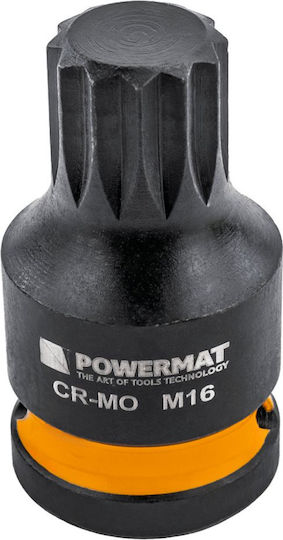 Powermat Pm-znu-1418t Set Prize Impact Spline 1/2" 78 Mm 45 Mm 6 Bucăți