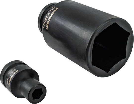 Powermat Pm-znu-832t Steckdosen Set 1/2" 8 32 Mm Lang Kurz 35 Stücke In Rahmen Gastgeber