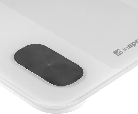 inSPORTline Smart Badezimmerwaage 180kg mit Bluetooth Weiße 30430-2