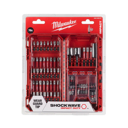 Milwaukee Shockwave Gen 3 Bit Set 70 Pieces