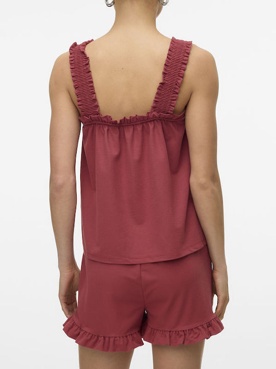 Singlet Bluză Damă Burgundy
