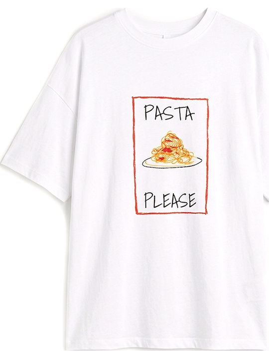 Γυναικείο Oversized T-shirt Λευκό