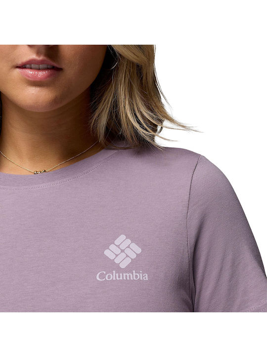 Bend Graphic Women's T-shirt Lilac
