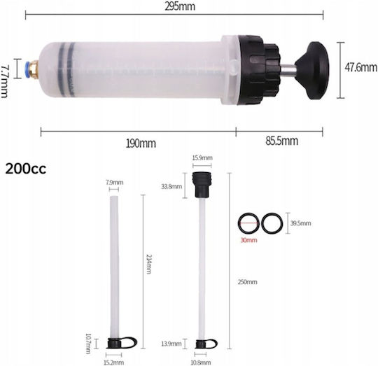 Manuelle Öl-Pumpe Kraft&Dele Kd3575 200 ml