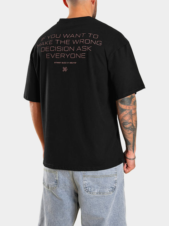 T-shirt Μαύρο