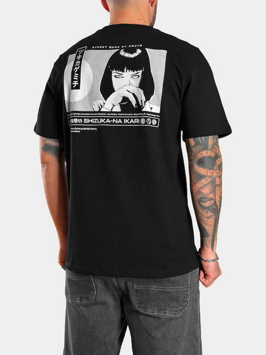 T-shirt Μαύρο