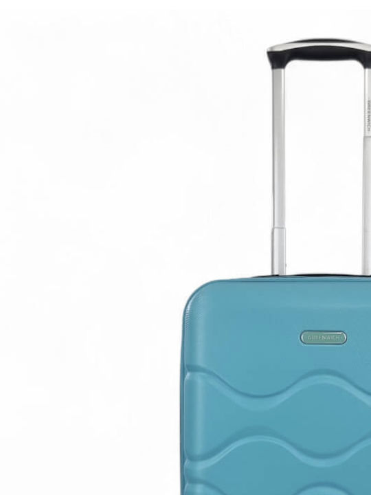 Greenwich Polo Club Cabin Hard Light Blue Suitcase with 4 Wheels