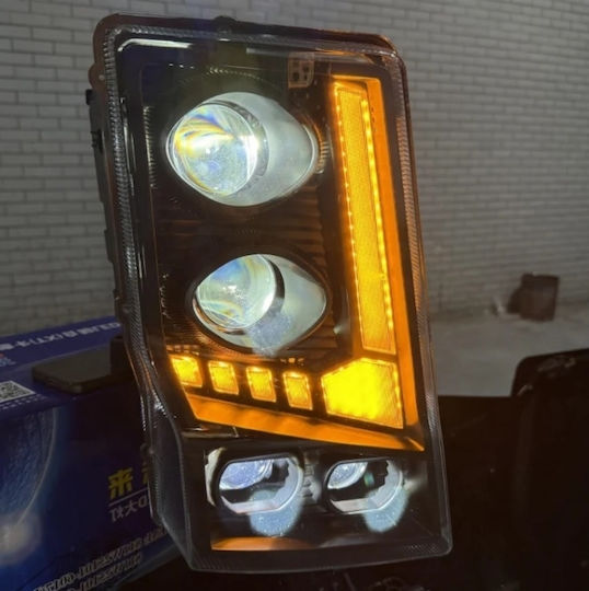 Set Front Lights Bi Led Volvo Fh12fm12fm380