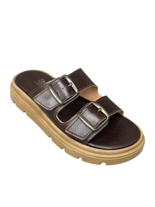 Leather Women's Anatomic Brown Sandals