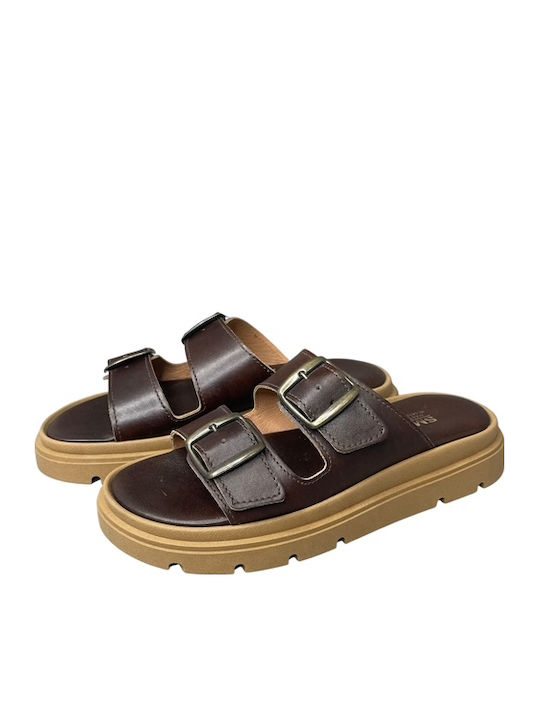 Leather Women's Anatomic Brown Sandals
