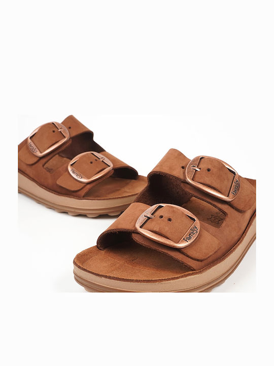 Despoina Leather Women's Anatomic Sandals Cacao