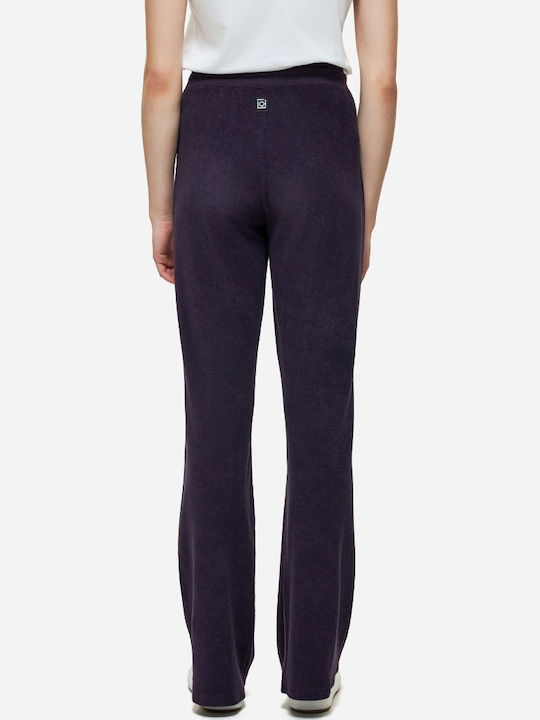 Women's Fabric Trousers Purple