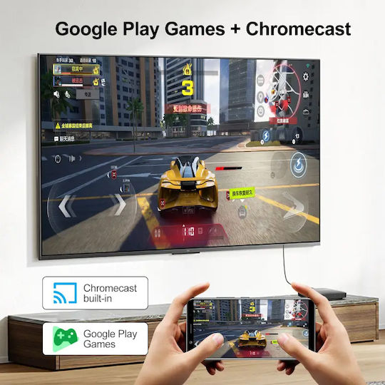 H96 Max TV Box S905L3 4K UHD με WiFi USB 2.0 2GB RAM και 16GB Αποθηκευτικό Χώρο με Λειτουργικό Android 14.0 και Google Assistant