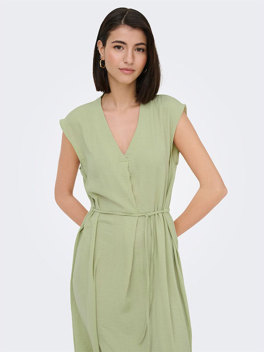 Summer Midi Dress Green