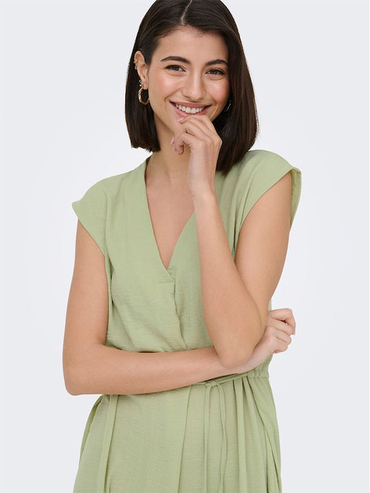 Summer Midi Dress Green