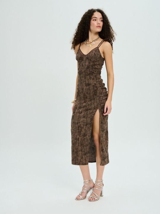 Project Soma Damenkleid Abend Braun Project Soma Damenkleid Abend Braun