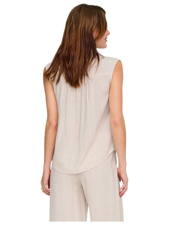 Only Women's Shirt Ecru