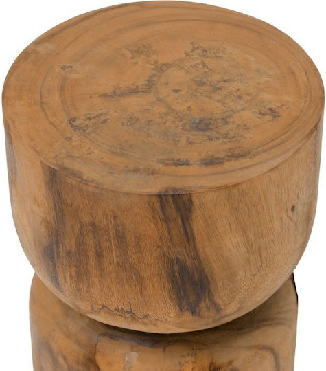 Stool For Living Room Kreton Natural Shade 30x30x45cm