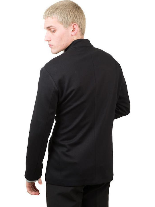 Langärmelig Overshirt Schwarz