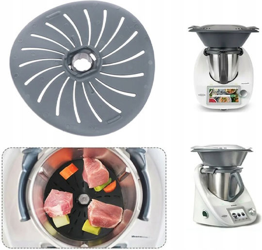 Capac De Protecție Pentru Lamă Zola Compatibil Cu Thermomix Tm6 Tm5 Tm31 Tm Friend 14 × 15 Cm Gri Închis