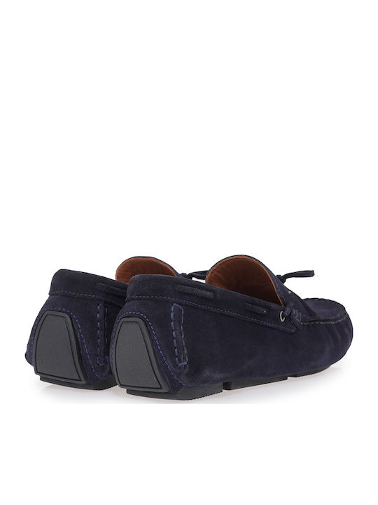 Suede Ανδρικά Loafers σε Μπλε Χρώμα