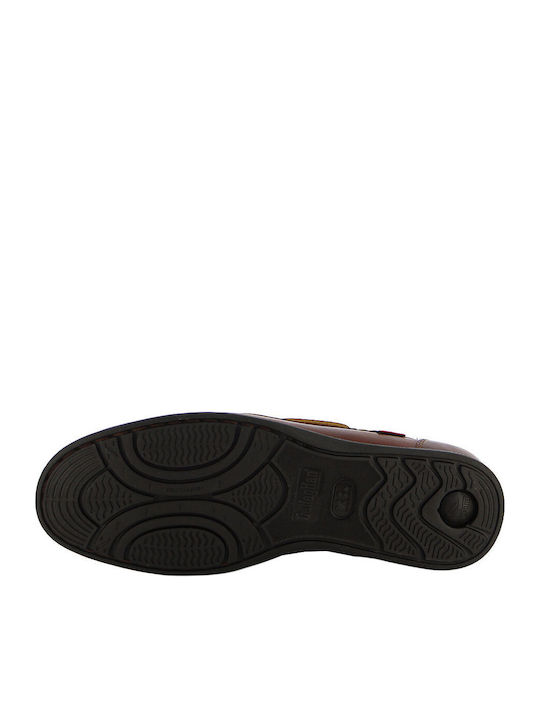 Leather Men's Moccasins in Brown Colour