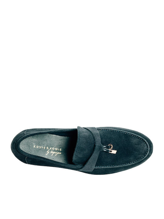 Deri Herren Bootsschuhe in Blau Farbe