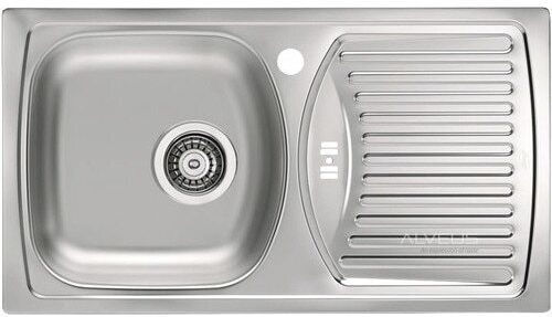 Alveus Ένθετος Δεξιός Inox με Μπαταρία Μ78xΠ35cm Γκρι Alveus Ένθετος Δεξιός Inox με Μπαταρία Μ78xΠ35cm Γκρι