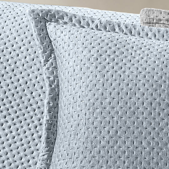 Guy Laroche Cooling Zweisitzer-Sofa Überwurf Wildleder 170x250cm Denim