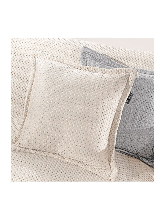 Guy Laroche Cooling Three-Seater Sofa Velvet Throw 170x300cm Natural