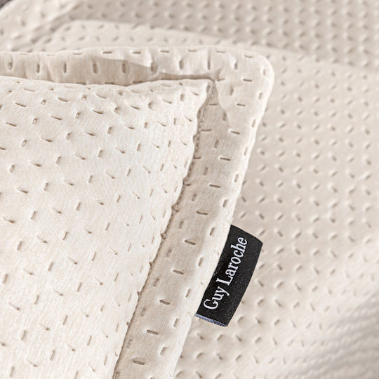 Guy Laroche Cooling Ριχτάρι Τριθέσιου Καναπέ Βελουτέ 170x300εκ. Natural