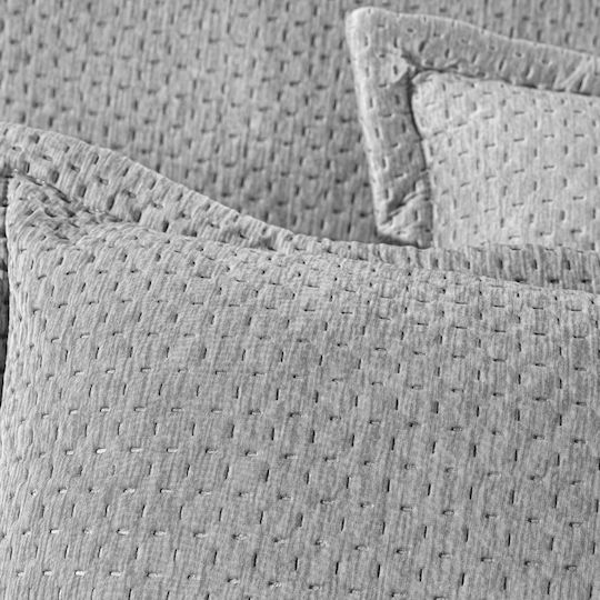 Guy Laroche Cooling Three-Seater Sofa Throw Velvet 170x300cm Silver