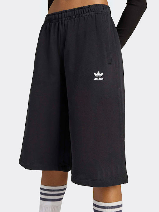 Damen-Shorts - Bermudas Terry Schwarz