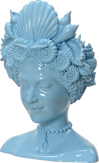 Kaemingk Plant Pot Polyresin Light Blue Kaemingk Plant Pot Polyresin Light Blue