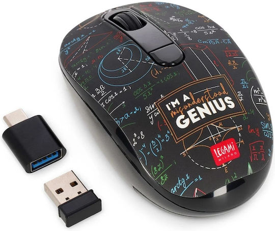 Legami Milano I'm a Genius Mouse Wireless Negru