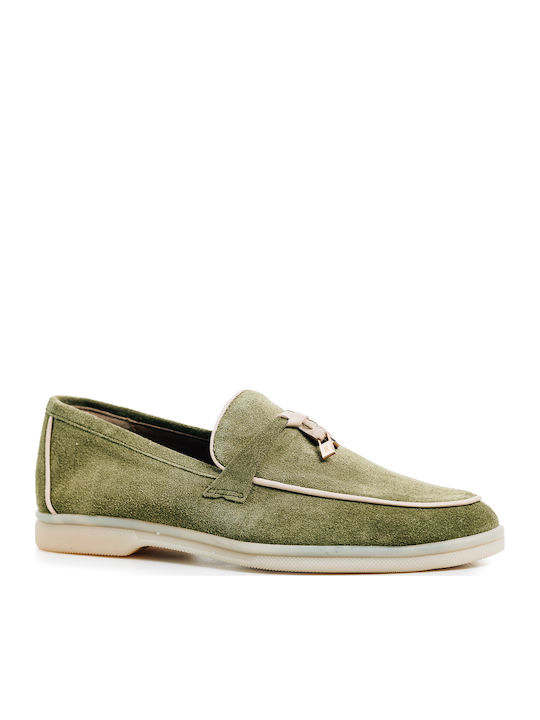 Damen Faulenzer in Khaki Farbe