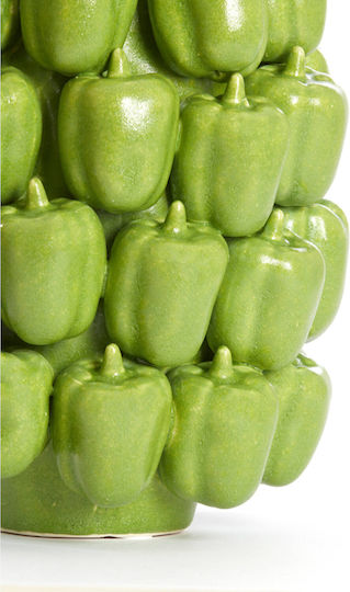 Bell Pepper Decorative Vase 23.5cm X 23cm Light & Living Lv-5879081