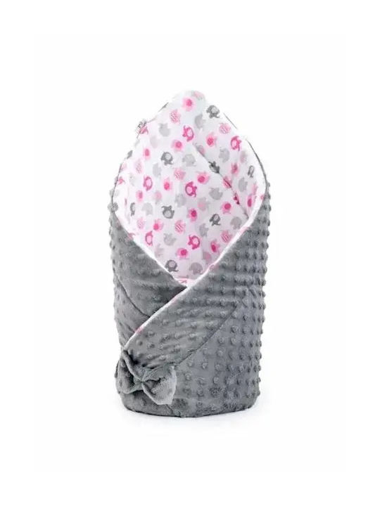 Bocioland Pătură Pepinieră Swaddling 100% Bumbac Gri 80x80cm
