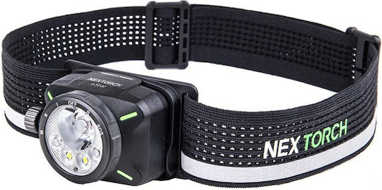 Nextorch Wiederaufladbarer LED-Kopflampe IP67 mit Maximaler Helligkeit 1200 Lumen