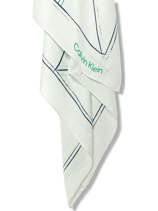 Calvin Klein Women's Scarf Blue