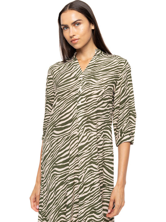 Pink Label Damenbademode Grünes Kaftan