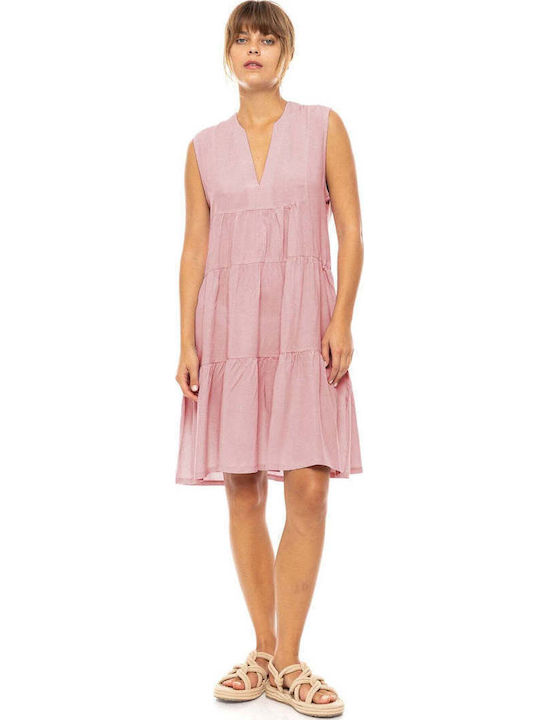 Pink Label Γυναικείο Καφτάνι Παραλίας Μπλε