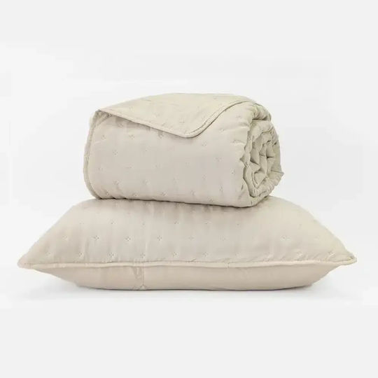Borea Set Coverlet Double from Polyester Mint 220x240cm