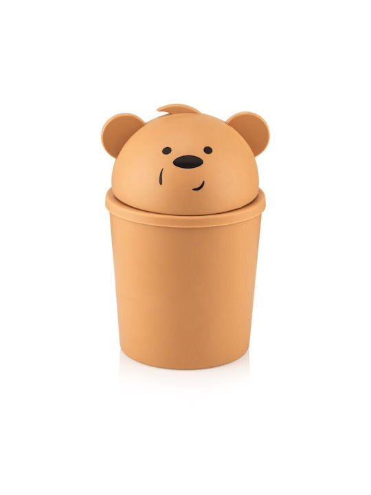 Кош За Боклук С Люлеещ Капак Пластмасов Дизайн Hippo 1.5l 13x21cm Viosarp