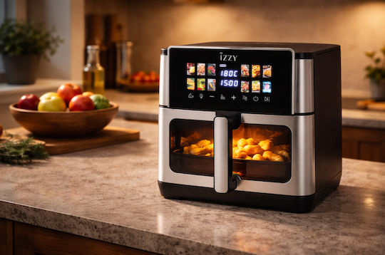 Izzy IZ-8271 Heißluftfritteuse 10lt Schwarz
