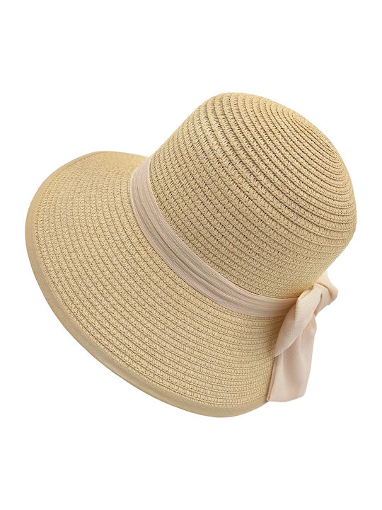 Gift-Me Women's Wicker Hat Beige