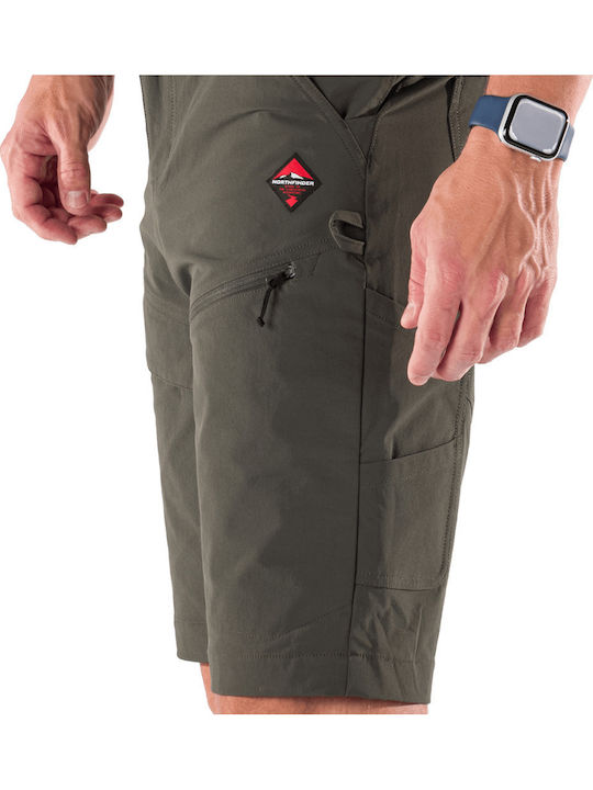 Northfinder Shorts Men's Short Hiking Pants Green